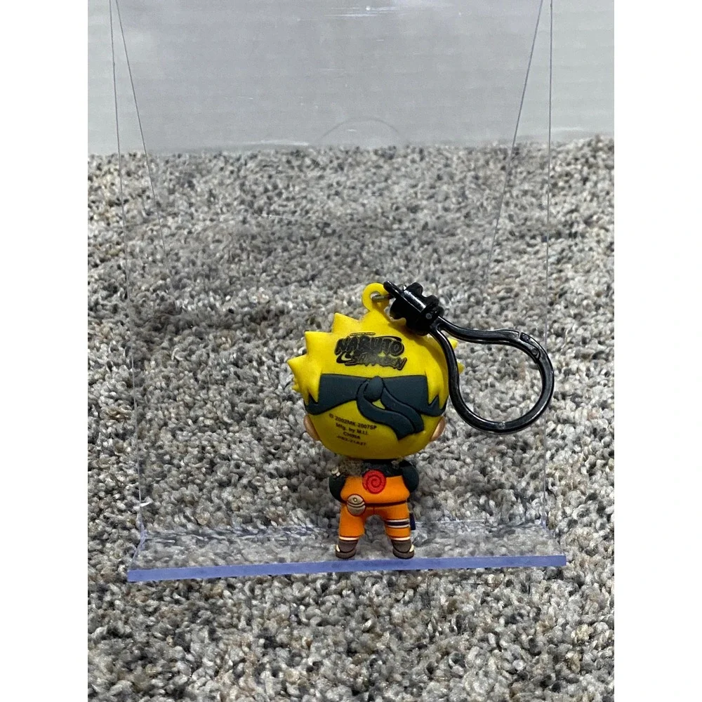 Keychain Naruto Shippuden Unisex Yellow Excellent 3D Foam Bag Clip Ramen OS